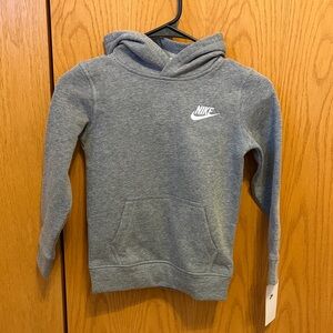 Nike Kids Charcoal Gray Hoodie